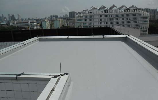 acrylic waterproofing system after