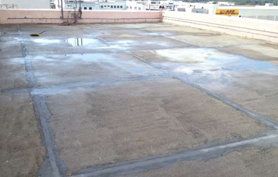 waterproofing membrane system before