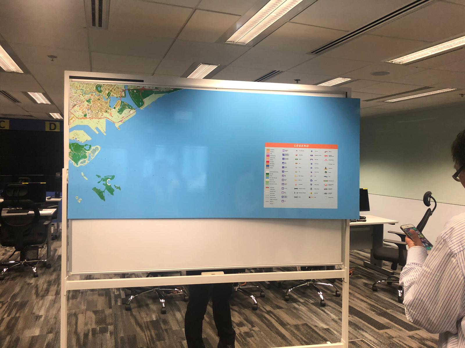 SG Wall Maps Wallmap SIngapore