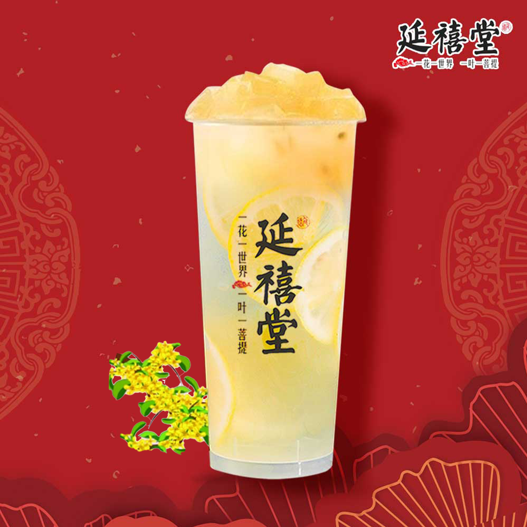 E9 Mango Roselle Orange Blue Flower w Lychee Pop