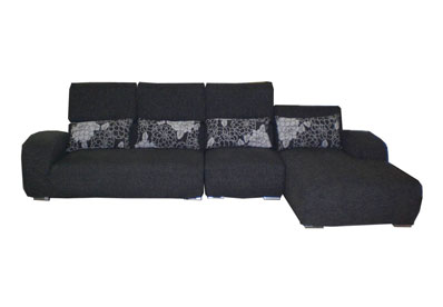 L-Shaped Multi-Functional Fabric Sofa