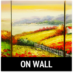 on wall