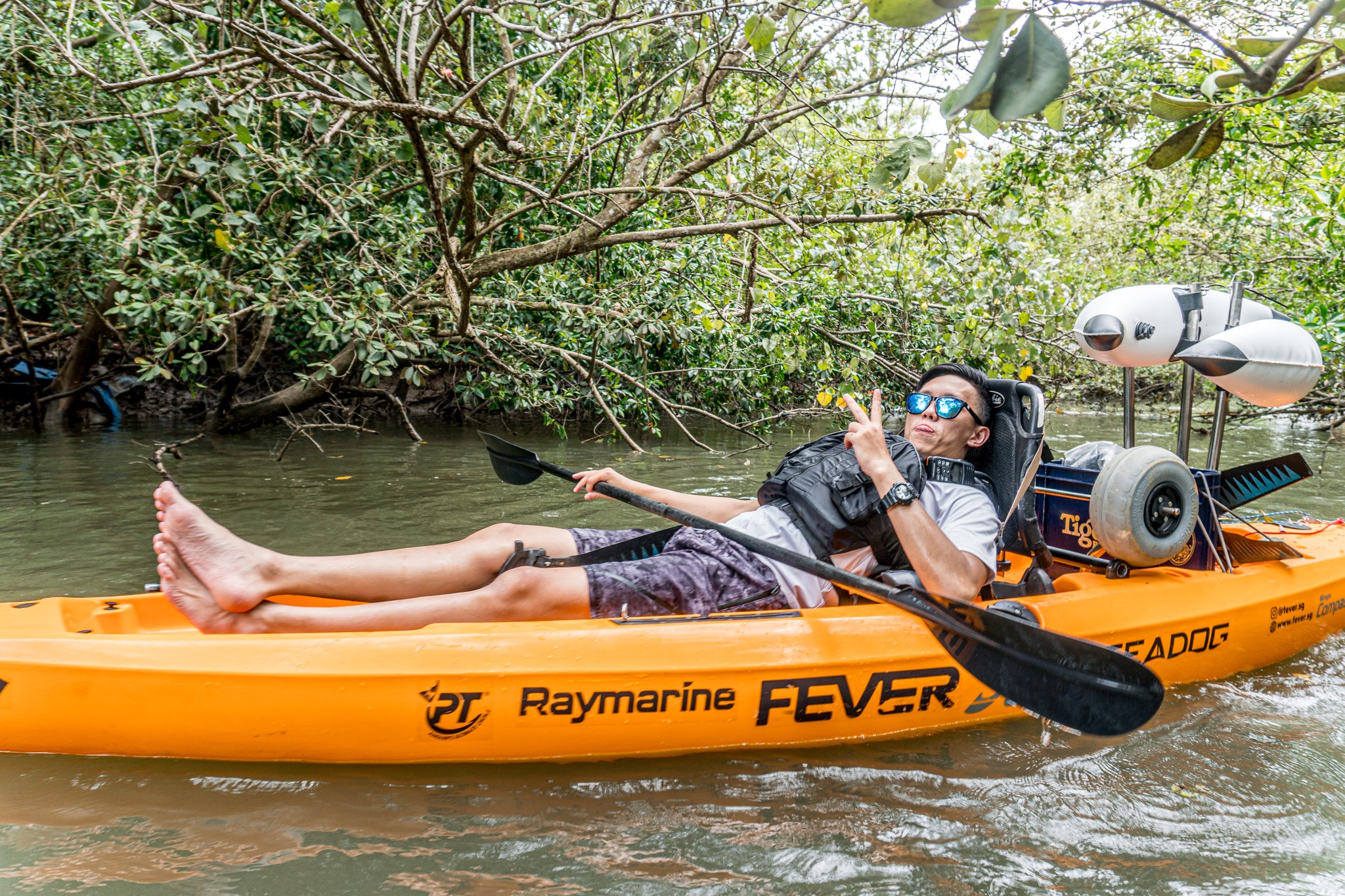 Kayak Fishing Fever Tanjong Beach Club Sentosa