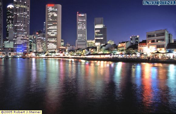 Scrolling Along The Beautiful City River